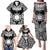 Personalised Taiwan Family Matching Puletasi and Hawaiian Shirt Austronesian Tribal Tattoo Black - Polynesian Pride