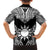 Personalised Taiwan Family Matching Summer Maxi Dress and Hawaiian Shirt Austronesian Tribal Tattoo Black - Polynesian Pride