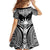 Personalised Taiwan Kid Short Sleeve Dress Austronesian Tribal Tattoo Black - Polynesian Pride