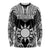 Personalised Taiwan Long Sleeve Shirt Austronesian Tribal Tattoo Black - Polynesian Pride