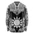 Personalised Taiwan Long Sleeve Shirt Austronesian Tribal Tattoo Black - Polynesian Pride