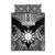 Taiwan Quilt Bed Set Austronesian Tribal Tattoo Black - Polynesian Pride