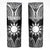 Personalised Taiwan Skinny Tumbler Austronesian Tribal Tattoo Black - Polynesian Pride