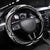 Taiwan Steering Wheel Cover Austronesian Tribal Tattoo Black - Polynesian Pride