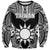 Personalised Taiwan Sweatshirt Austronesian Tribal Tattoo Black - Polynesian Pride