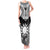 Personalised Taiwan Tank Maxi Dress Austronesian Tribal Tattoo Black - Polynesian Pride