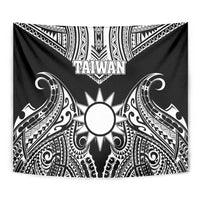 Taiwan Tapestry Austronesian Tribal Tattoo Black - Polynesian Pride