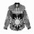 Personalised Taiwan Women Casual Shirt Austronesian Tribal Tattoo Black - Polynesian Pride