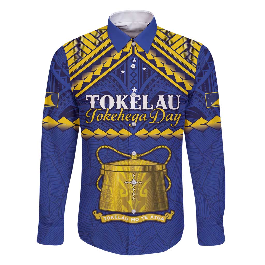 Personalised Tokelau Happy Tokehega Day Family Matching Short Sleeve Bodycon Dress and Hawaiian Shirt Polynesian Tribal Tattoo