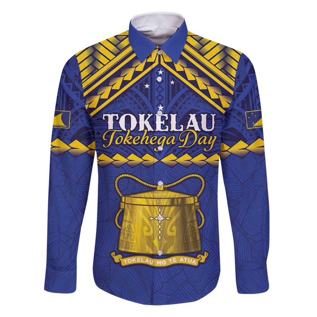 Personalised Tokelau Happy Tokehega Day Family Matching Tank Maxi Dress and Hawaiian Shirt Polynesian Tribal Tattoo