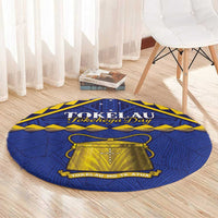 Tokelau Happy Tokehega Day Round Carpet Polynesian Tribal Tattoo