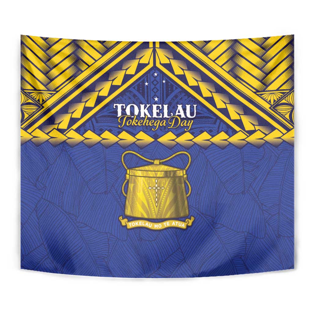 Tokelau Happy Tokehega Day Tapestry Polynesian Tribal Tattoo