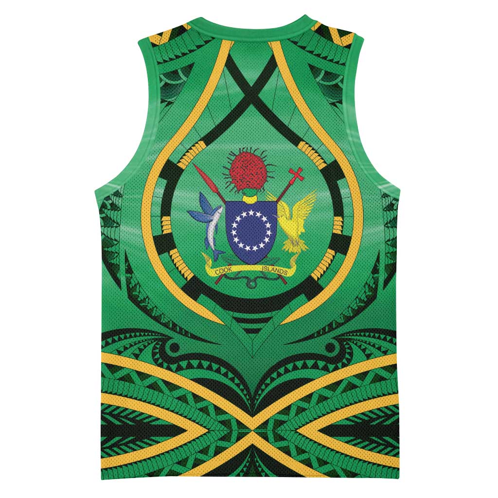 Cook Islands Constitution Day Basketball Jersey 60th Anniversary - Polynesian Pride