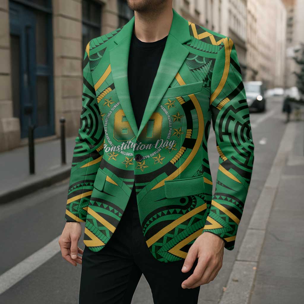 Cook Islands Constitution Day Blazer 60th Anniversary - Polynesian Pride