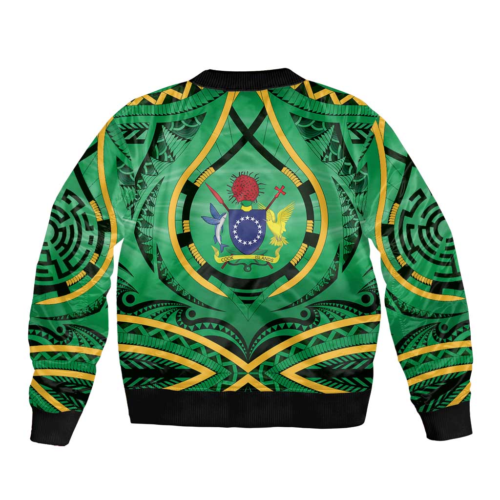 Cook Islands Constitution Day Bomber Jacket 60th Anniversary - Polynesian Pride