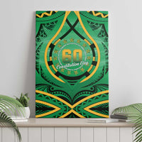 Cook Islands Constitution Day Canvas Wall Art 60th Anniversary - Polynesian Pride