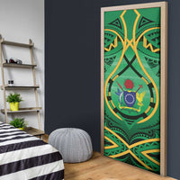 Cook Islands Constitution Day Door Cover 60th Anniversary - Polynesian Pride
