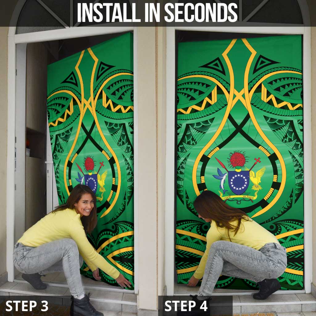 Cook Islands Constitution Day Door Cover 60th Anniversary - Polynesian Pride