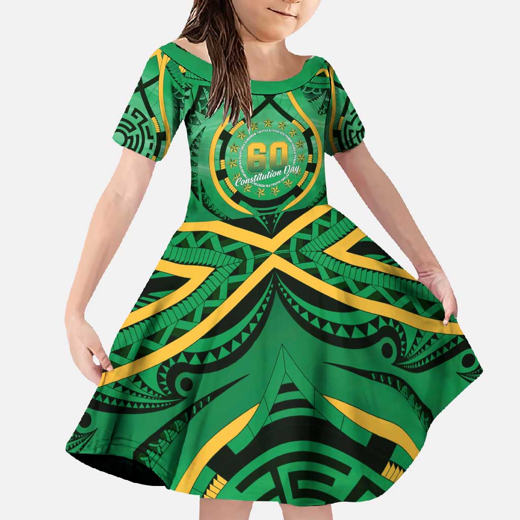 Cook Islands Constitution Day Family Matching Long Sleeve Bodycon Dress and Hawaiian Shirt 60th Anniversary - Polynesian Pride