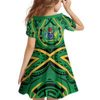 Cook Islands Constitution Day Family Matching Off The Shoulder Long Sleeve Dress and Hawaiian Shirt 60th Anniversary - Polynesian Pride