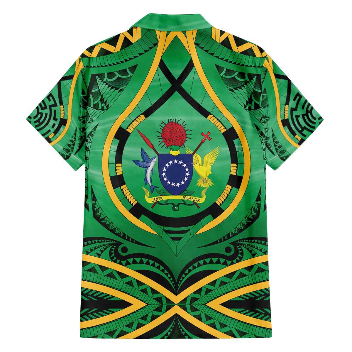 Cook Islands Constitution Day Family Matching Off The Shoulder Long Sleeve Dress and Hawaiian Shirt 60th Anniversary - Polynesian Pride