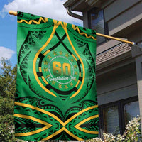 Cook Islands Constitution Day Garden Flag 60th Anniversary - Polynesian Pride