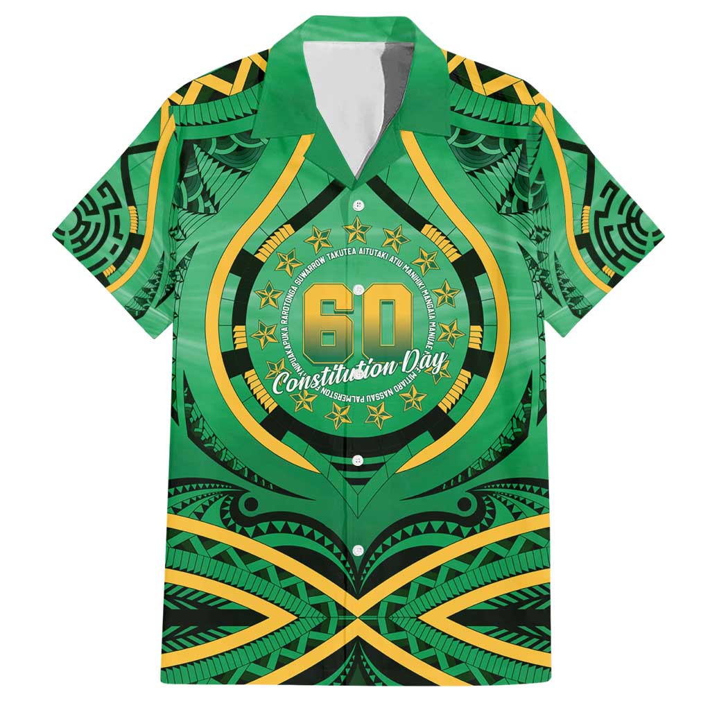 Cook Islands Constitution Day Hawaiian Shirt 60th Anniversary - Polynesian Pride