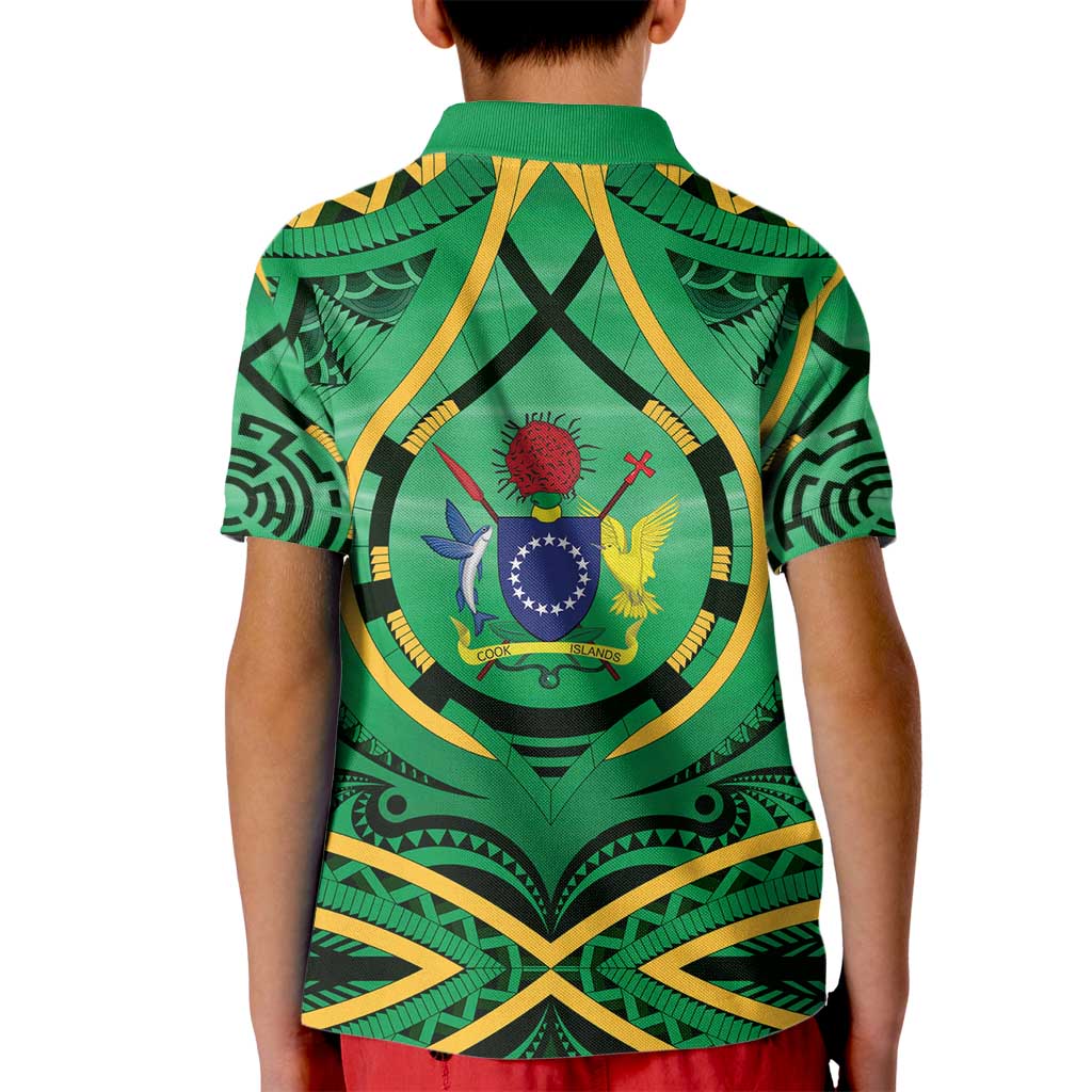 Cook Islands Constitution Day Kid Polo Shirt 60th Anniversary - Polynesian Pride