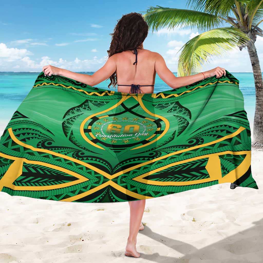 Cook Islands Constitution Day Sarong 60th Anniversary - Polynesian Pride