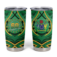 Cook Islands Constitution Day Tumbler Cup 60th Anniversary - Polynesian Pride