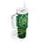 Cook Islands Constitution Day Tumbler With Handle 60th Anniversary - Polynesian Pride