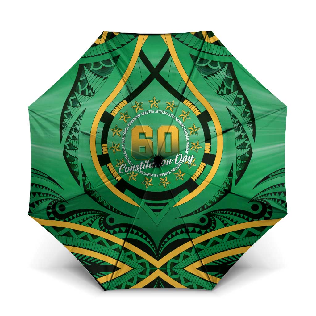 Cook Islands Constitution Day Umbrella 60th Anniversary - Polynesian Pride