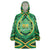 Cook Islands Constitution Day Wearable Blanket Hoodie 60th Anniversary - Polynesian Pride