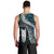New Zealand Aotearoa Men Tank Top Maori Hei Rehua Paua Shell Glitter Green