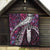 New Zealand Aotearoa Quilt Maori Hei Rehua Paua Shell Glitter Pink