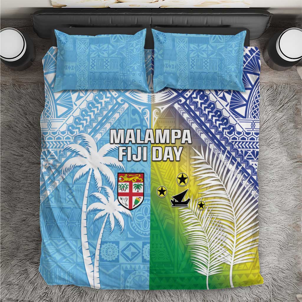 Happy Malampa Fiji Day Bedding Set Half Mix Style