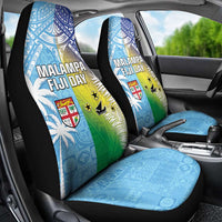Happy Malampa Fiji Day Car Seat Cover Half Mix Style