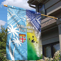 Happy Malampa Fiji Day Garden Flag Half Mix Style