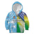 Personalised Happy Malampa Fiji Day Kid Hoodie Half Mix Style