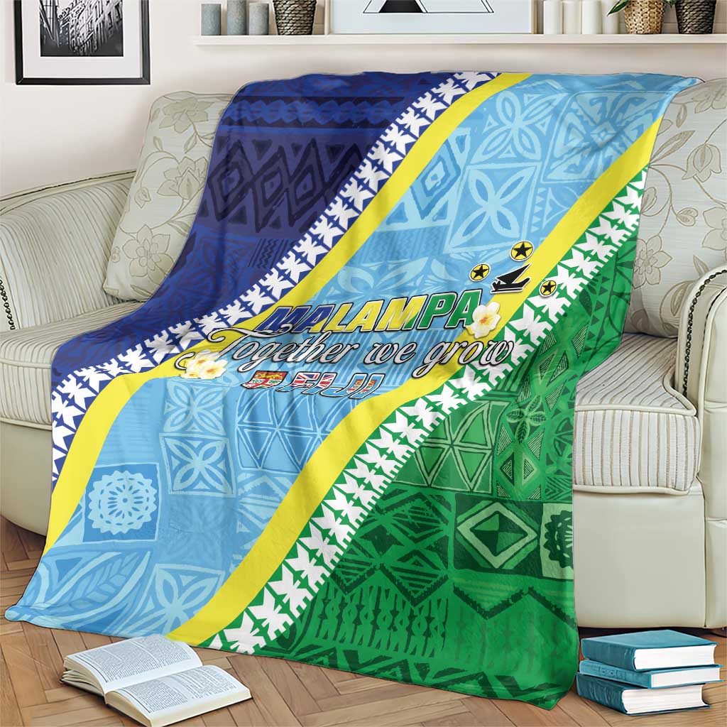 Love Malampa Fiji Day Blanket Together We Grow