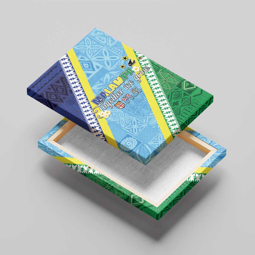 Love Malampa Fiji Day Canvas Wall Art Together We Grow