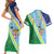 Love Malampa Fiji Day Couples Matching Short Sleeve Bodycon Dress and Hawaiian Shirt Together We Grow