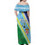 Love Malampa Fiji Day Family Matching Off Shoulder Maxi Dress and Hawaiian Shirt Together We Grow