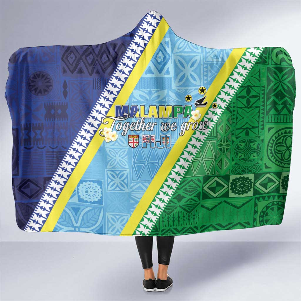 Love Malampa Fiji Day Hooded Blanket Together We Grow