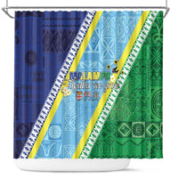 Love Malampa Fiji Day Shower Curtain Together We Grow