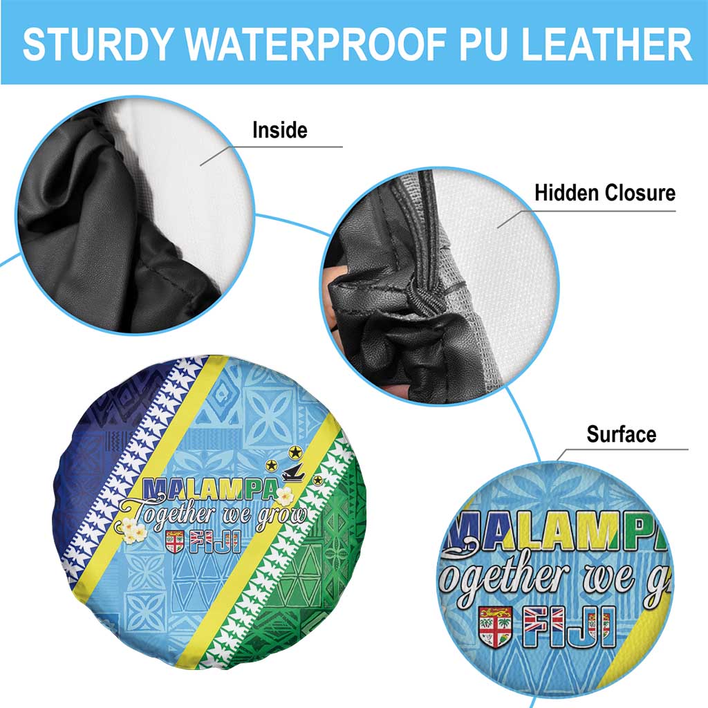 Love Malampa Fiji Day Spare Tire Cover Together We Grow