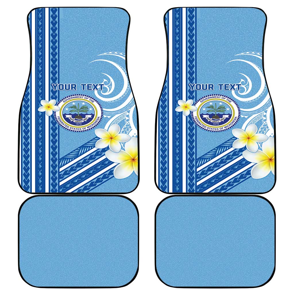 Federated States of Micronesia Car Mats Happy 38th Independence Anniversary
