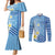 Personalised Federated States of Micronesia Couples Matching Mermaid Dress and Long Sleeve Button Shirt Happy 38th Independence Anniversary