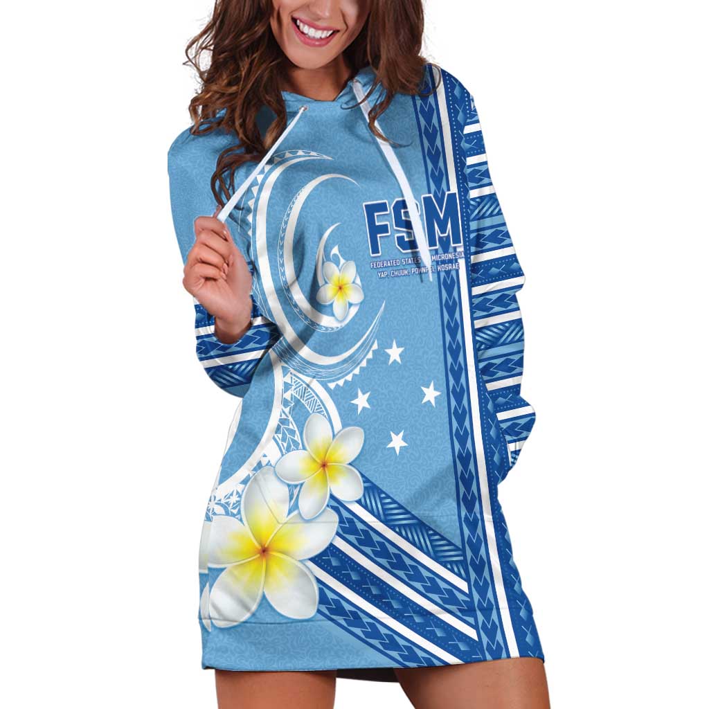 Personalised Federated States of Micronesia Hoodie Dress Happy 38th Independence Anniversary