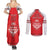 Custom Tonga Mate Maa Rugby Couples Matching Summer Maxi Dress and Long Sleeve Button Shirt Go Champions